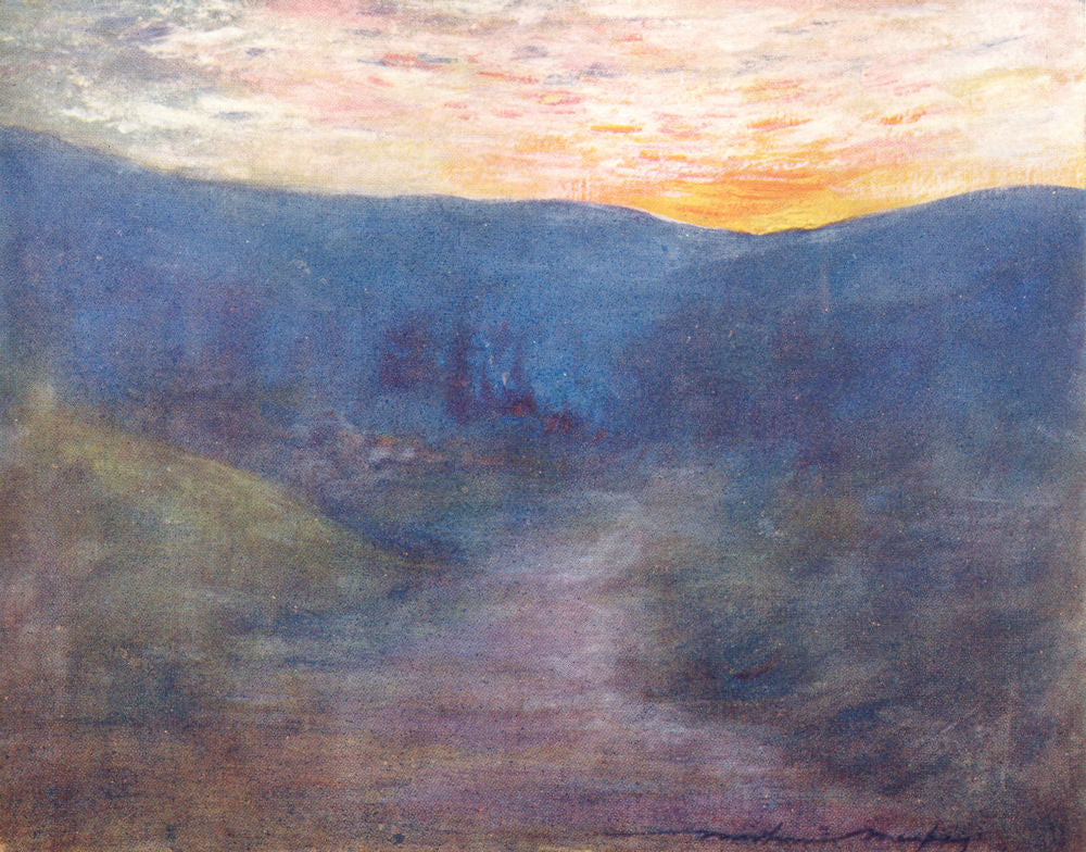 JAPAN. Evening 1904 old antique vintage print picture